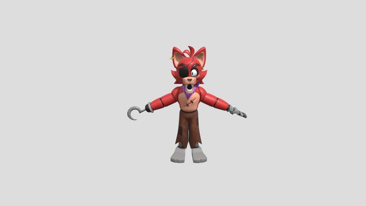Five Laps At Freddys's Foxy 3D Model