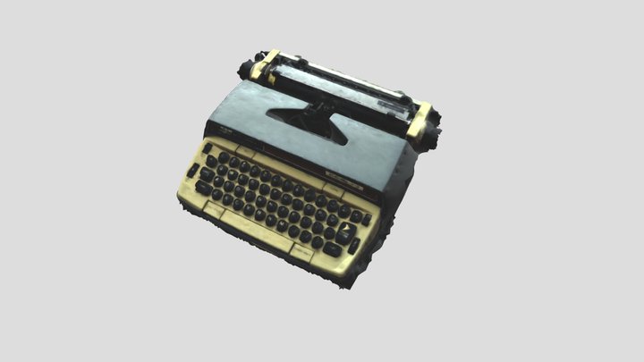 Typewriter 3D Model