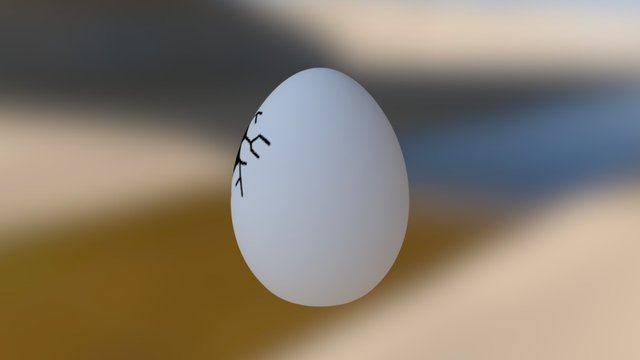 Creature Egg 3D Model