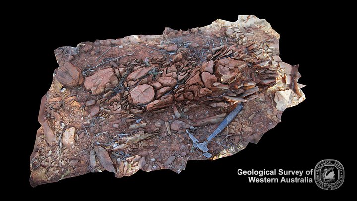 NT_ Mylonite_ Refolded Fold_ Model – Free 3D Model STL