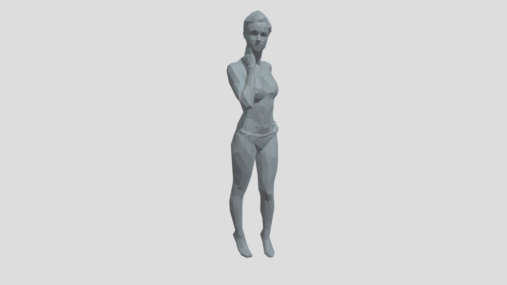 Lowpoly Female Underwear