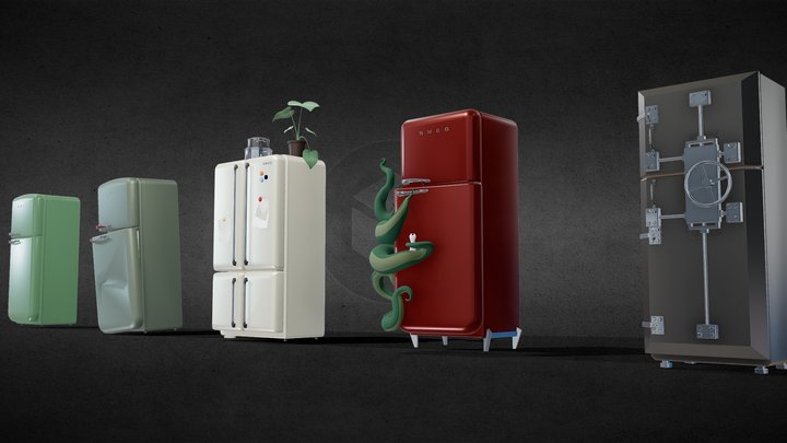 [HW XYZ School] Вторичные формы 3D Model