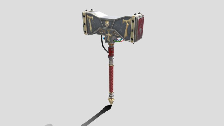 Hammer of Death 3D Model