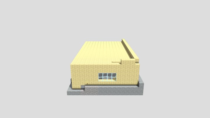 Casa di minecraft 3D Model