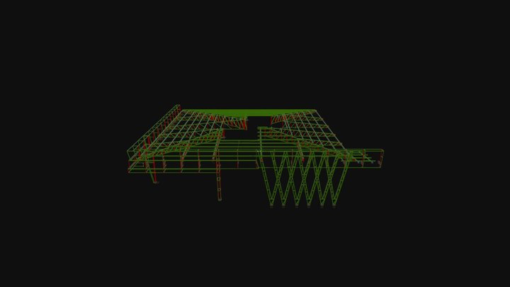 ESTRUTURA METALICA 3D Model