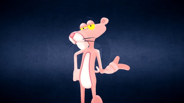 Pink Panter_3dmax 3D Model