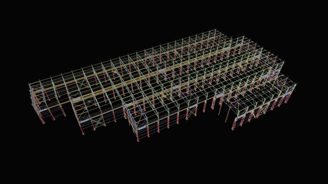 Цех по производству металлоконструкций 3D Model
