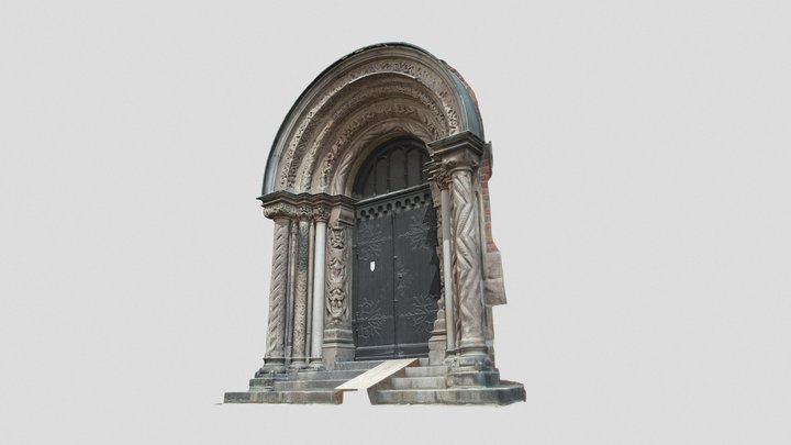 Romanesque portal scan 3D Model