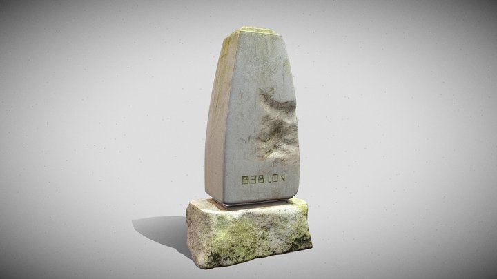 Roman stone 3D Model
