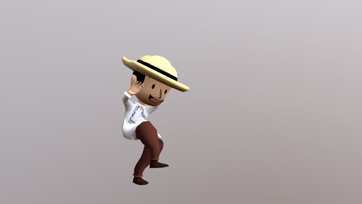Yuca Tecos 3d Dance2 3D Model