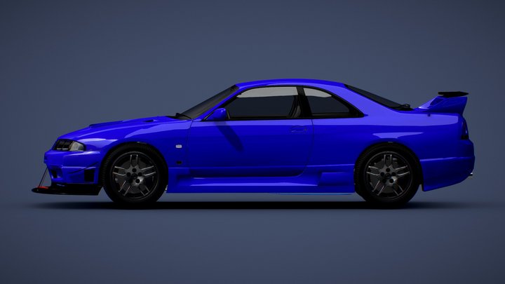 Nissan Skyline GTR r33 – Modello 3D gratuito STL