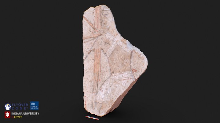 3D rendering of Fragments of slab with Archer
