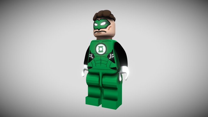 LEGO GREEN LANTERN (HAL JORDAN) 3D Model
