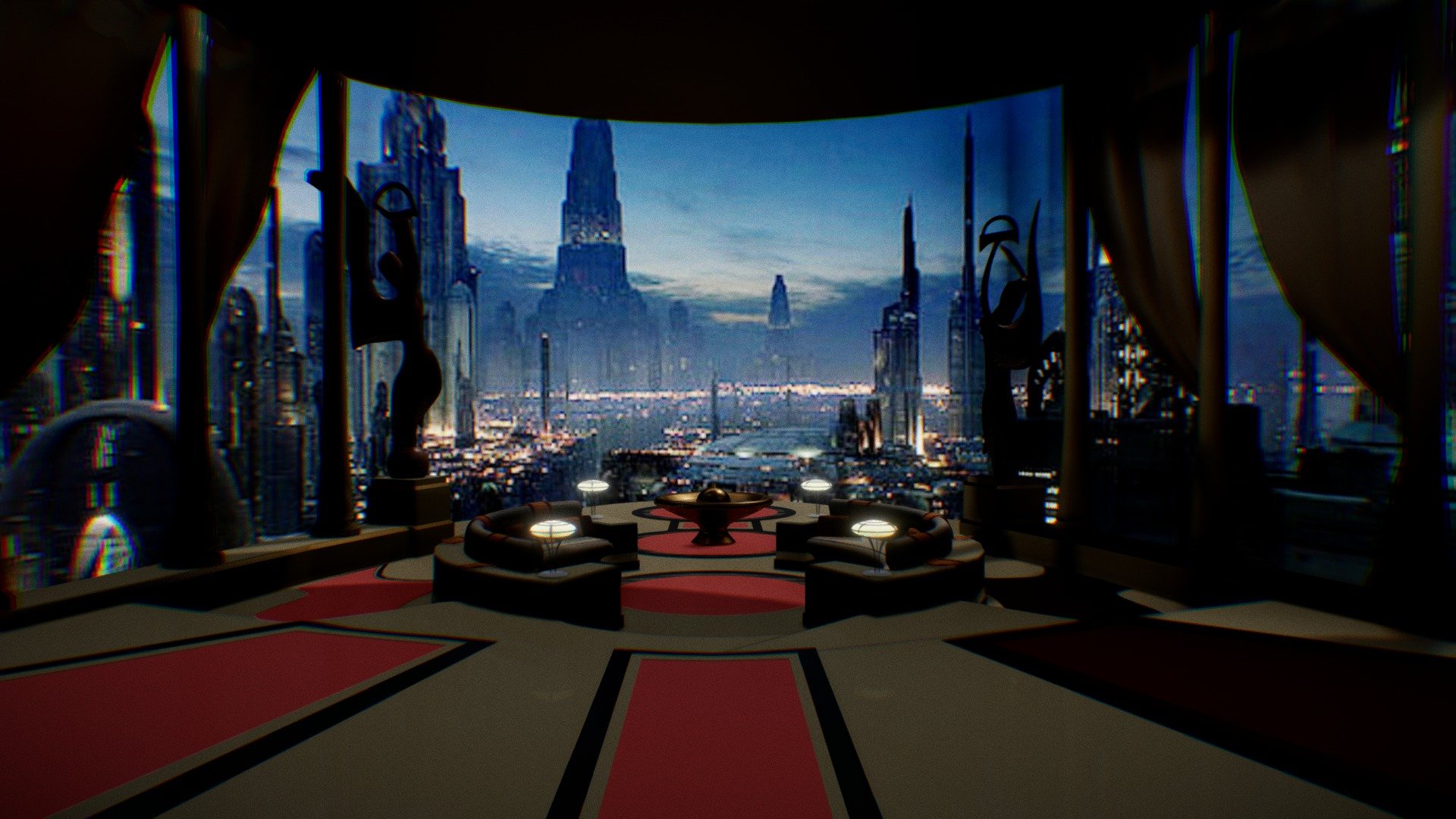 Anakin and Padmés Apartment Buy Royalty Free 3D model by AirStudios