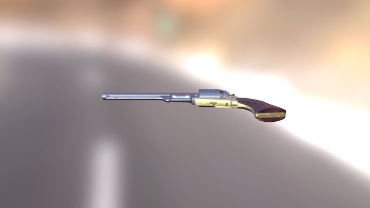 Navy Colt 3D Model