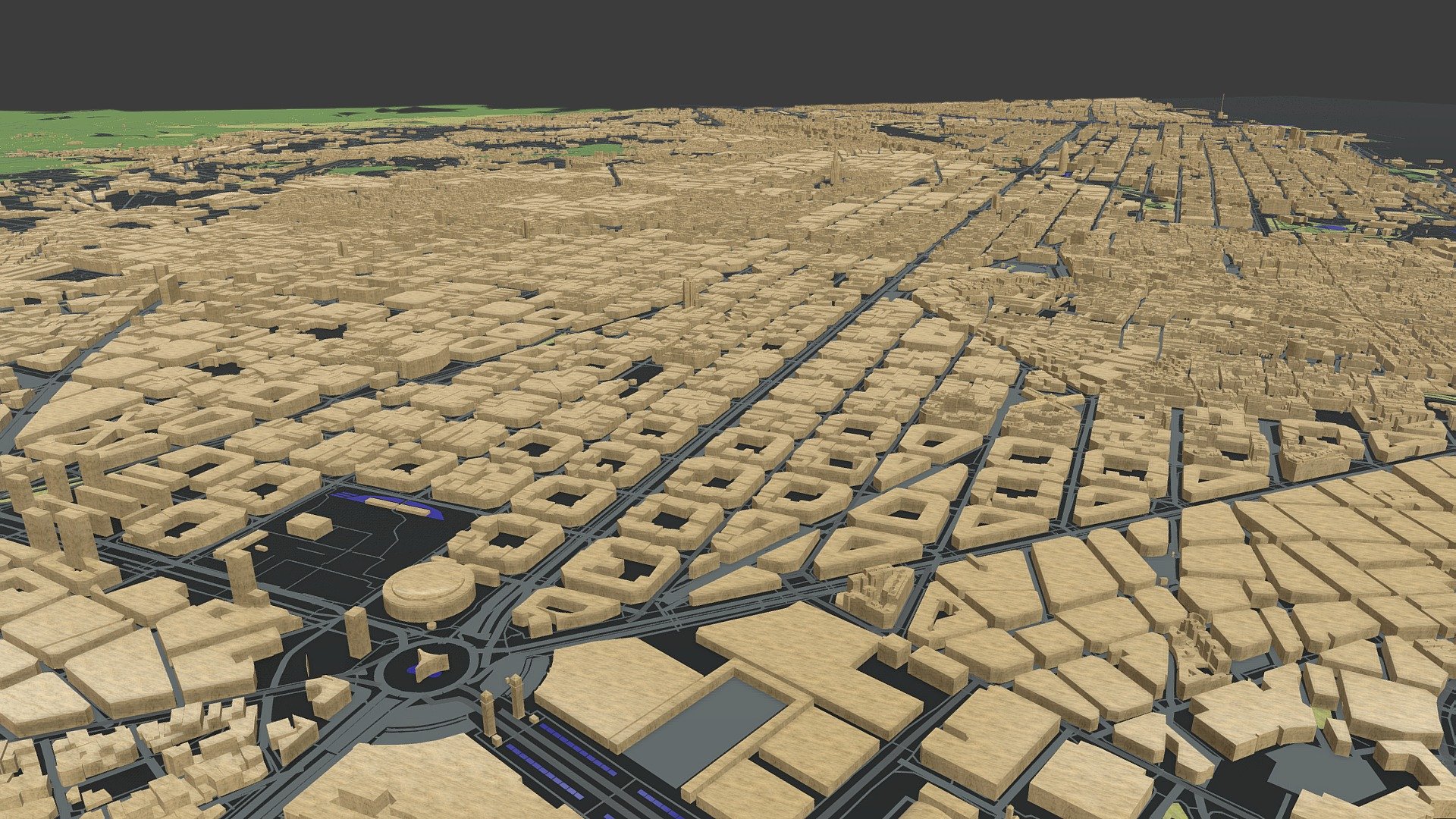 Barcelona City - 3D model by mohamedhussien [6dfada6] - Sketchfab