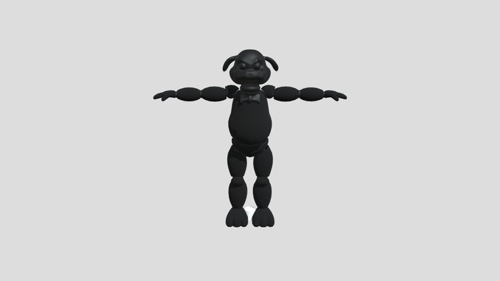 Animatronic Dog Head 3D Model