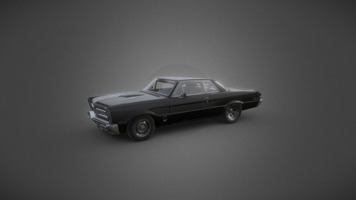 Pontiac GTO muscle car - Cinematic/showcase 3D Model