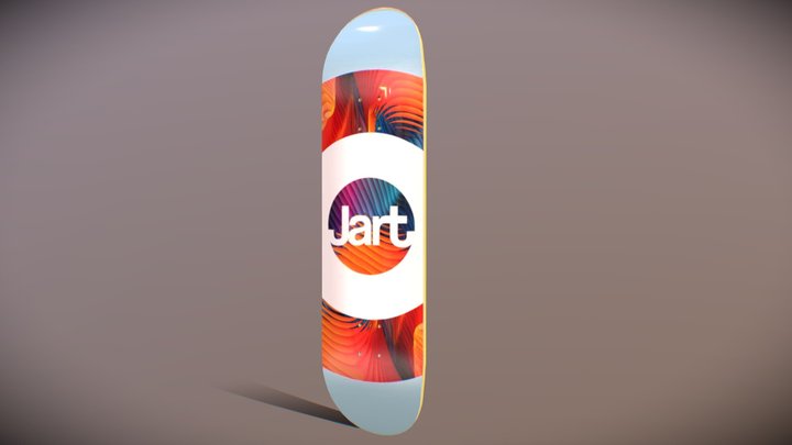 Skateboard deck 3D Model