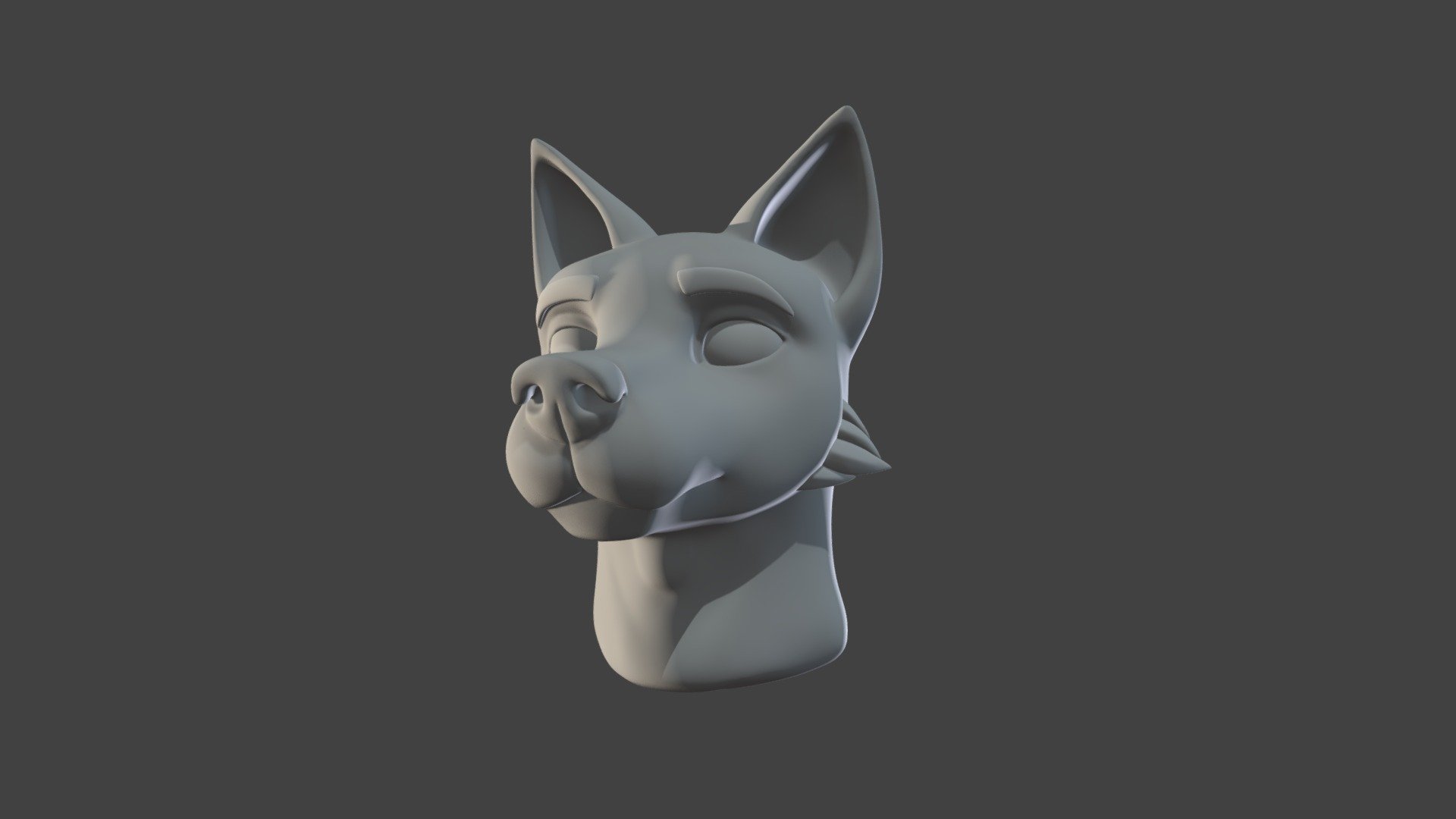 Fox Bust Sculpt