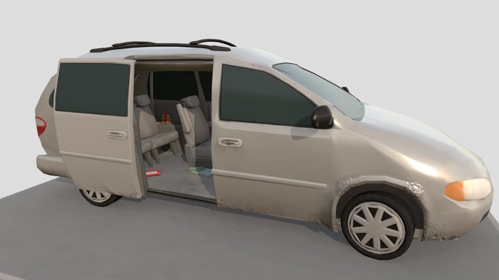 Nostalgia-Van 3D Model