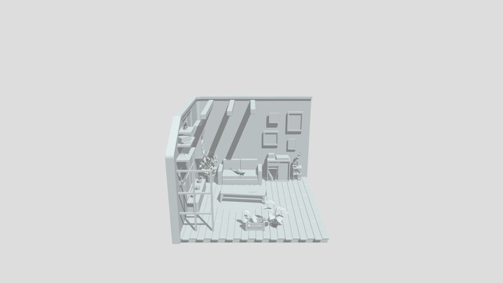 Baker_Kiele_Isometric_Room_Final 3D Model