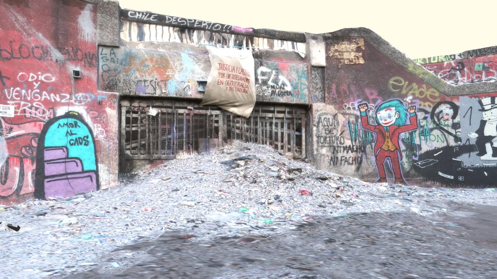 Metro Baquedano After 48 days of social conflict