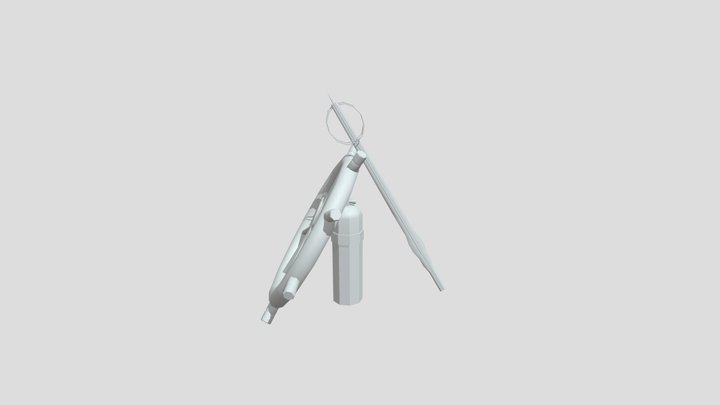 By the Ocean-3 Simple props 3D Model