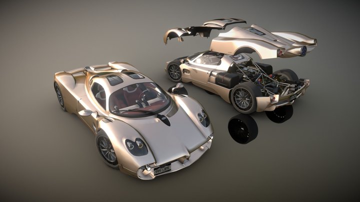 2024 Pagani Utopia - Project C10 3D Model