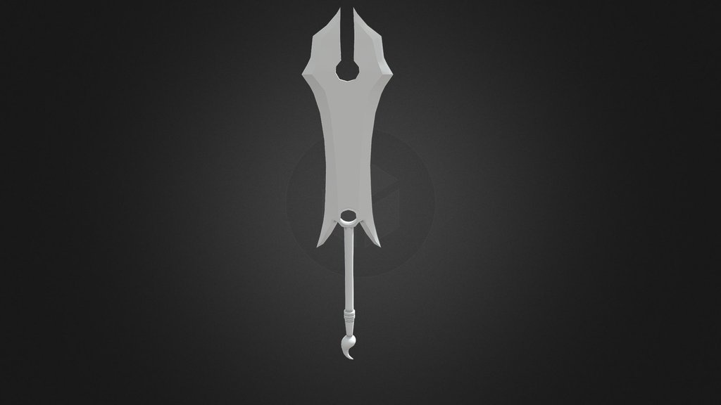 Mandoble Low Poly