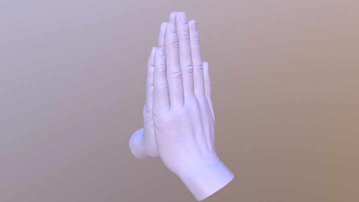 Praying-hands 3D Model
