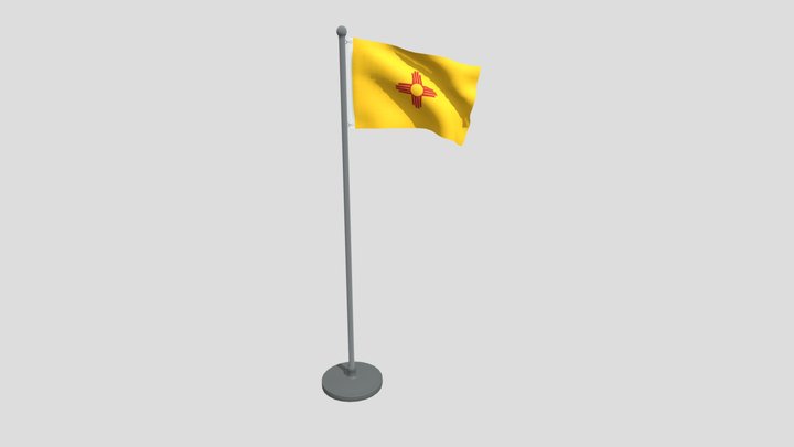Animated Flag Of New Mexico State