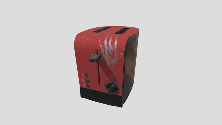 Toaster [with scratches] 3D Model