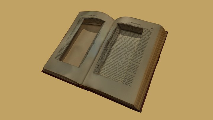 Secret Hollow Book – Free 3D Model STL