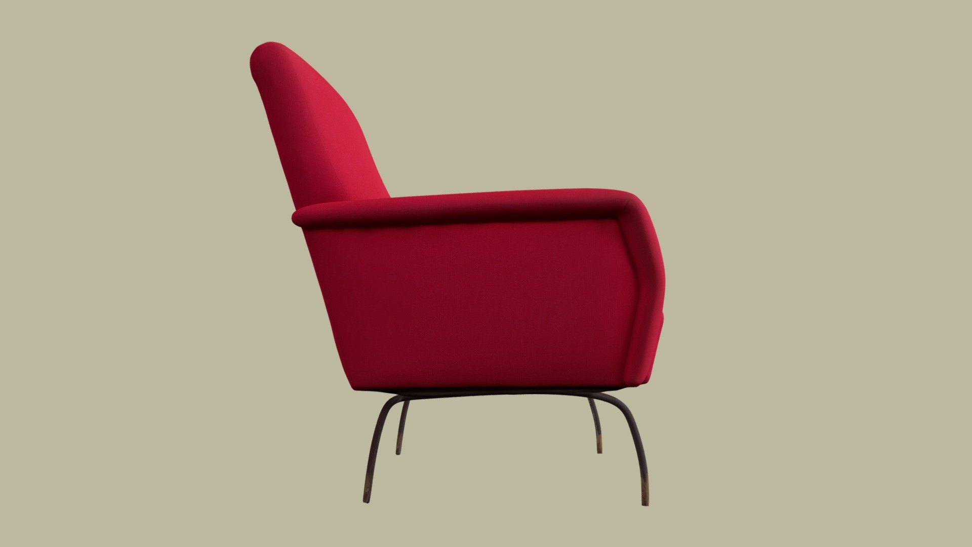 Red Chair2 - 3D model by Lenscloud3D [6e01790] - Sketchfab