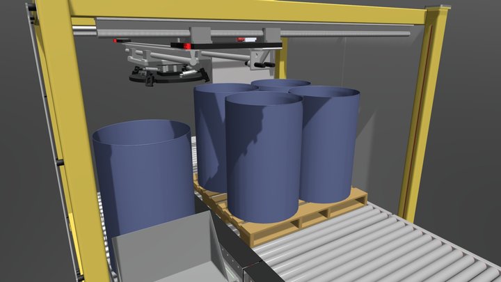 Drum Palletizer 3D Model