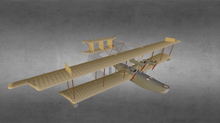 Curtiss NC4 3D Model