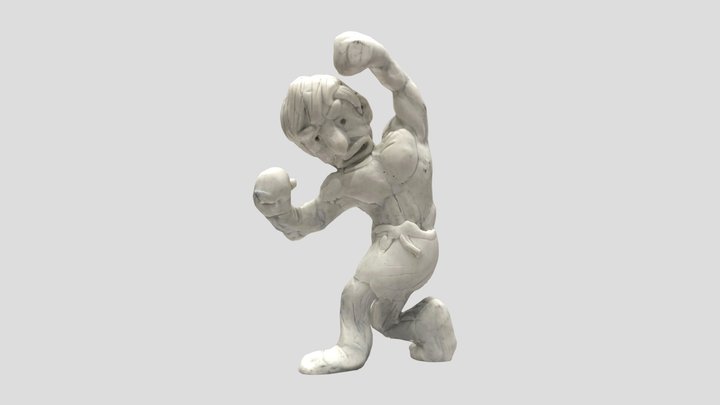 clay boxer 3D Model