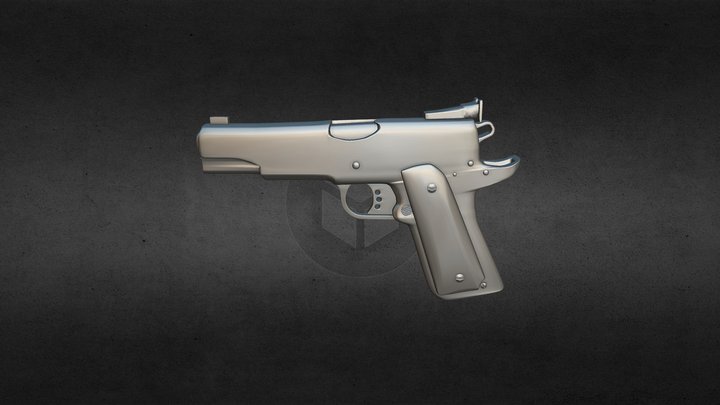 Colt 1911 (High Res) 3D Model