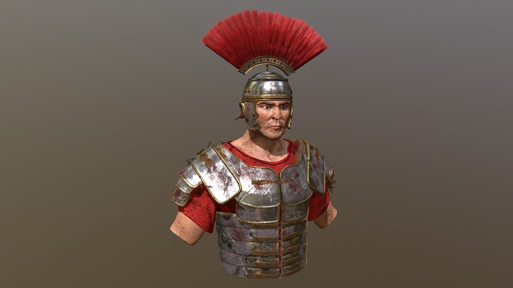 Roman Commander 3D Model