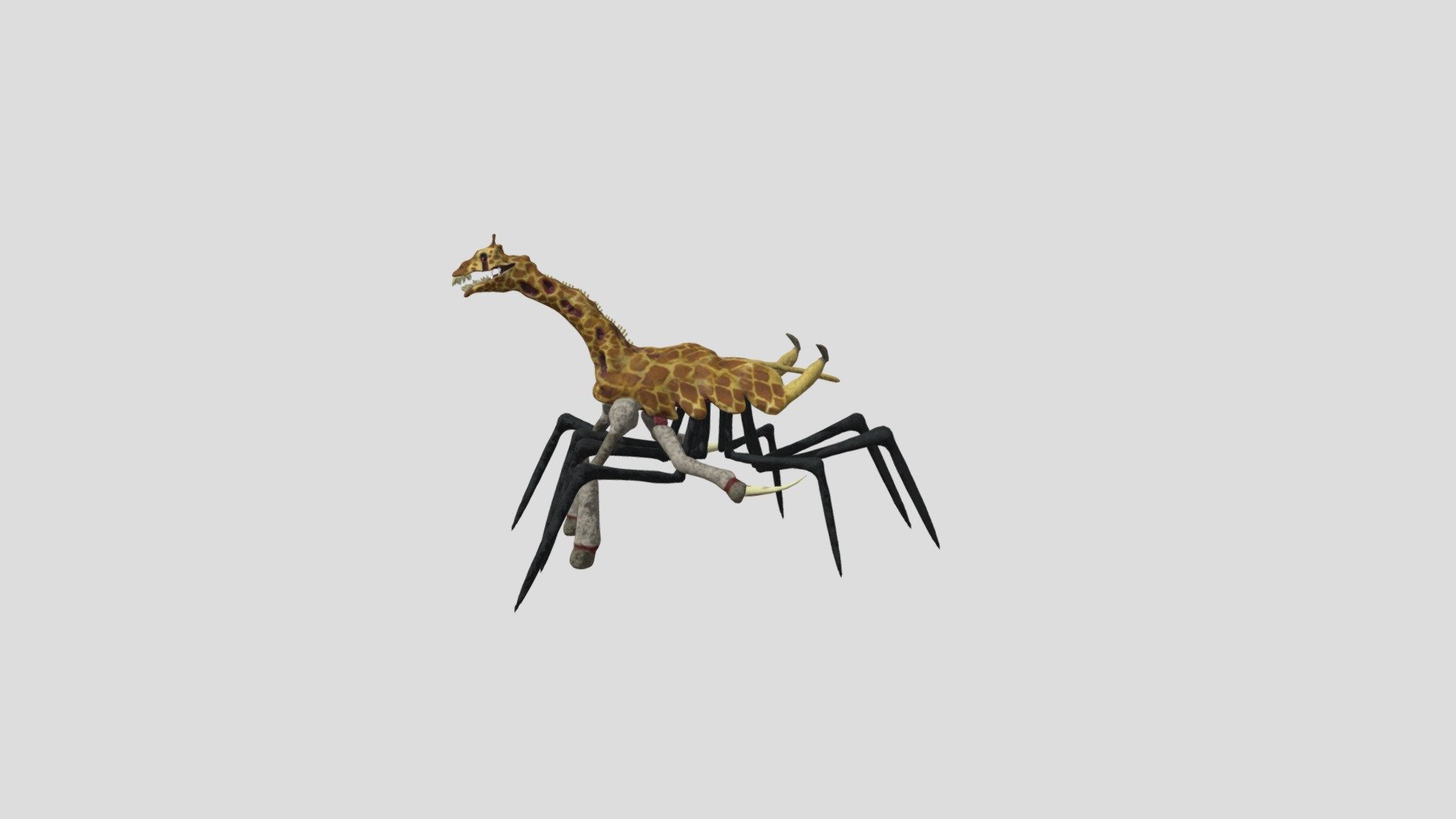 Free Giraffe Zoochosis 3D model by Zoochosis collection