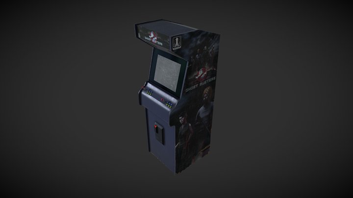 Alternate world Ghostbusters Arcade Cabinet 3D Model