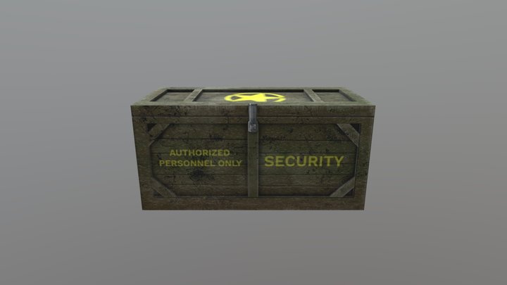 Military Crate 3D Model