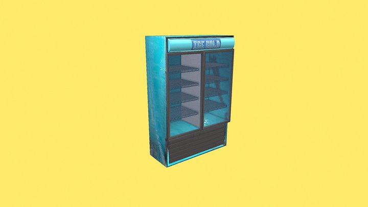 Industrial Fridge (Cold Storage Unit) 3D Model