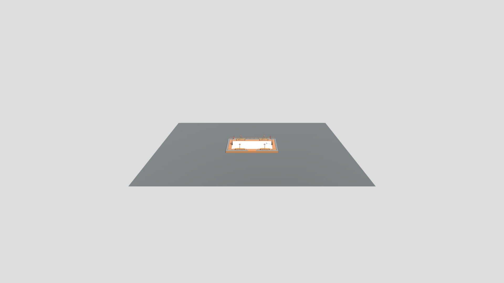 Basketball Court in Blender