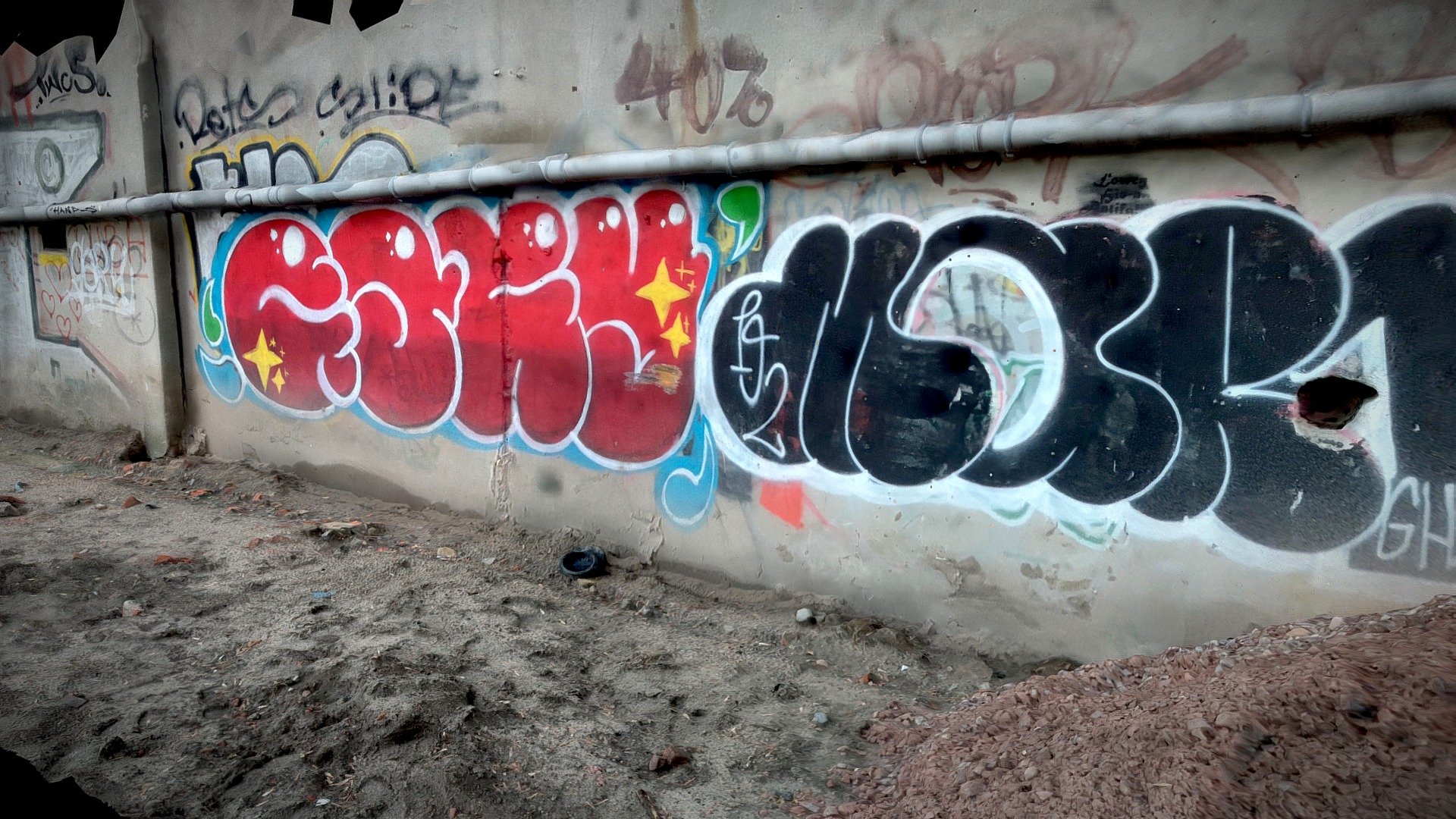 Warszawa, Graffiti under Constraction