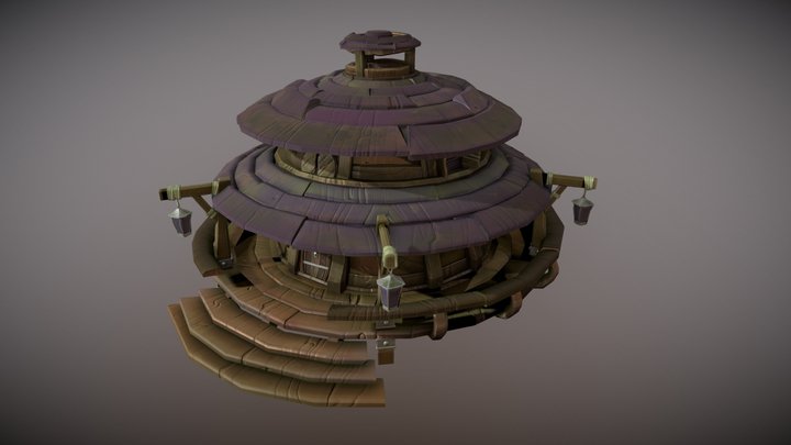 Witch's Retreat 3D Model