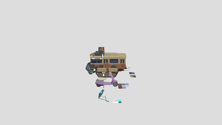 Homework Color draft 3D Model