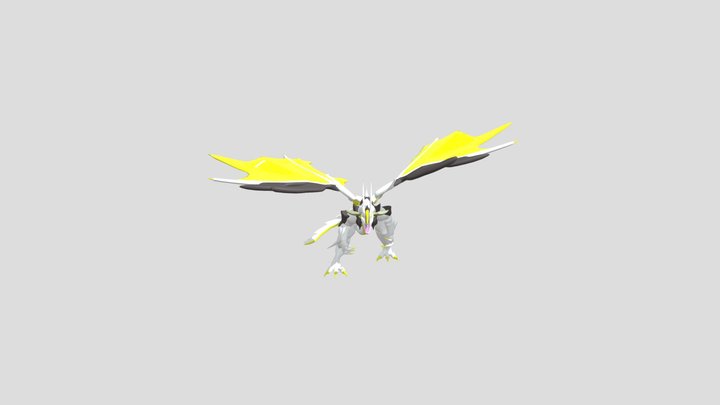 dragon of lightning Thundervolt 3D Model