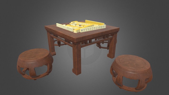 STL file Mahjong Game 🀄・3D printing design to download・Cults